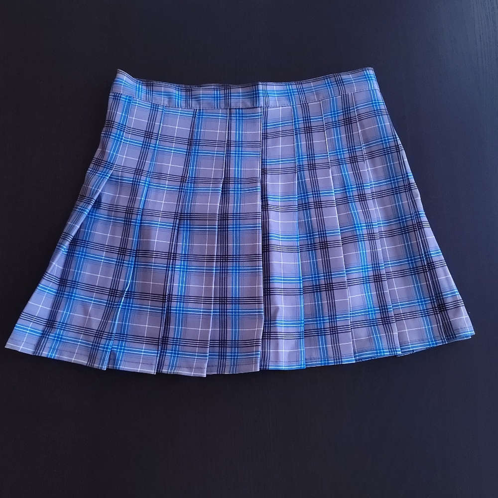 Pleated mini SKORT